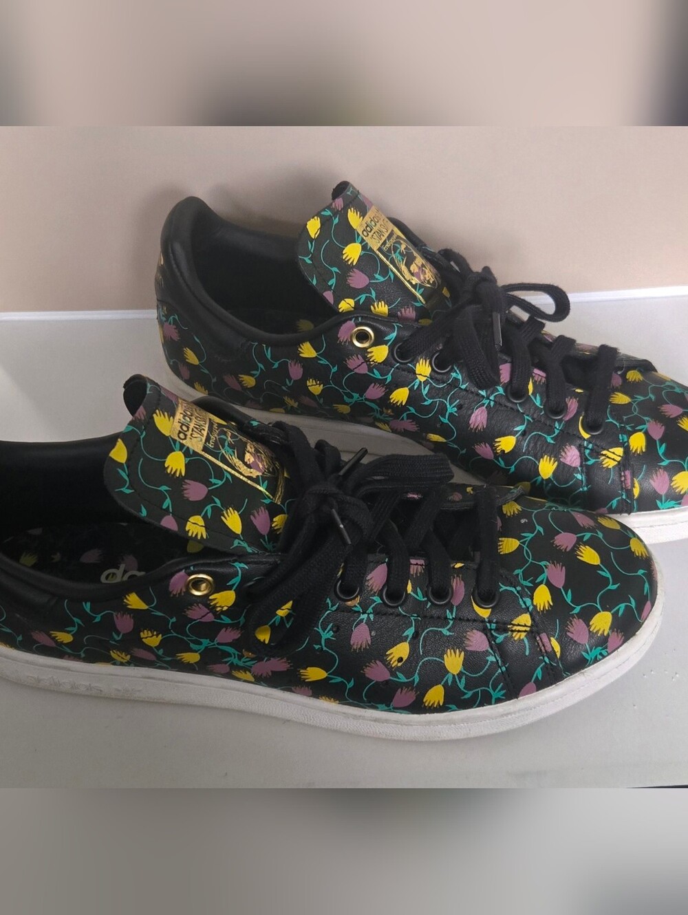 Adidas Originals Women's Stan Smith sneakers in a floral print - Picture 4 of 6